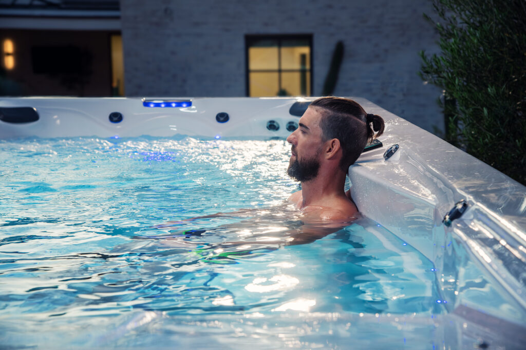 luxe zwemspa Michael Phelps